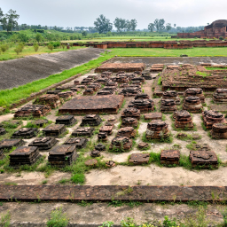Les ruines de Nalanda 