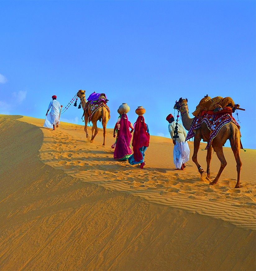 Sand Dunes Of Thar Desert
