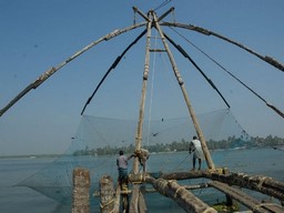 Chinesische Fischernetze 