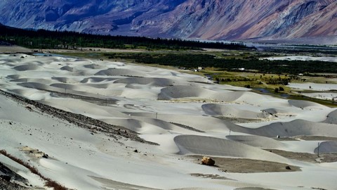 las dunas de arena de hunder