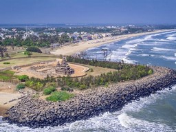 Der Strand von Mamallapuram 