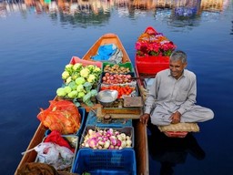 Le marché aux légumes flottant 